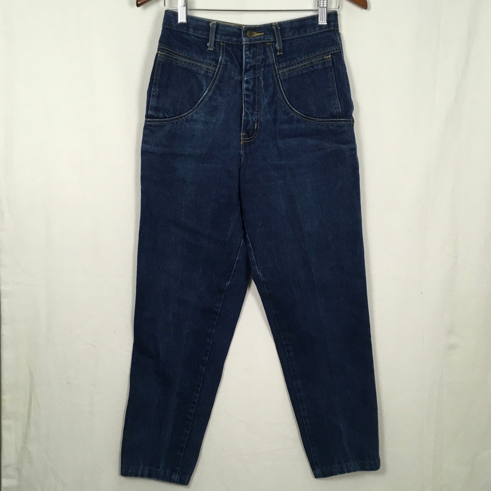Tantrum Vintage 80s Mom Jeans Denim High Waist Tapered Size 9/10 Small